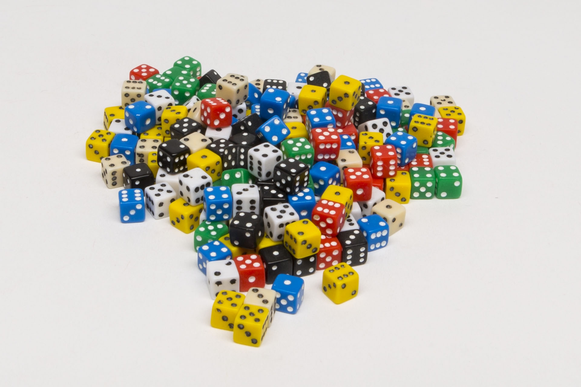 Set miniature dice small approx. 100 pieces